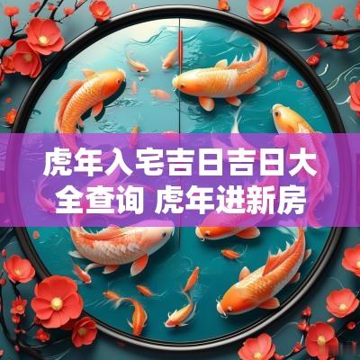 蛇年入宅吉日吉日大全查询 蛇年进新房吉日查询大全