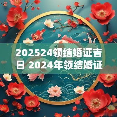 202524领结婚证吉日 2025年领结婚证吉日时间表