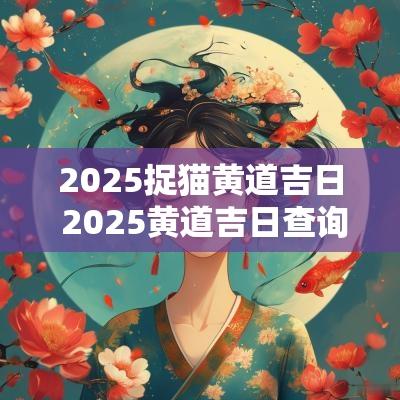 2025捉猫黄道吉日 2025黄道吉日查询