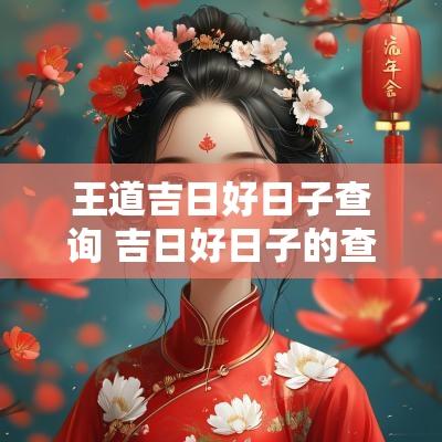 王道吉日好日子查询 吉日好日子的查看方法