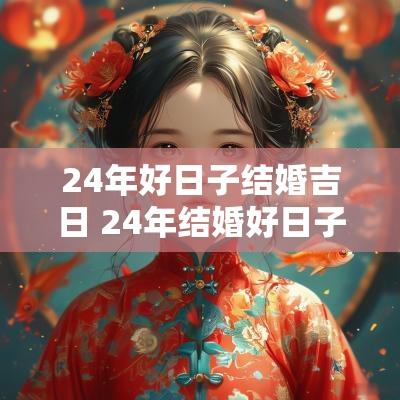 24年好日子结婚吉日 24年结婚好日子