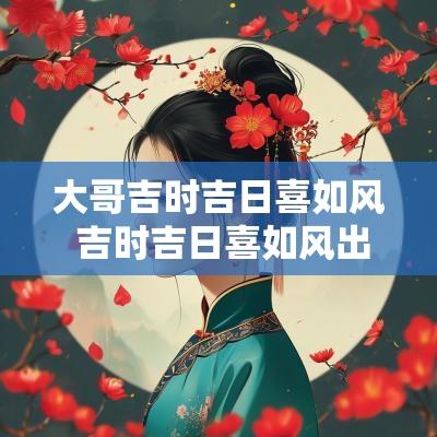大哥吉时吉日喜如风 吉时吉日喜如风出处
