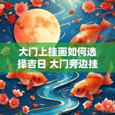 大门上挂画如何选择吉日 大门旁边挂画尺寸最佳比例