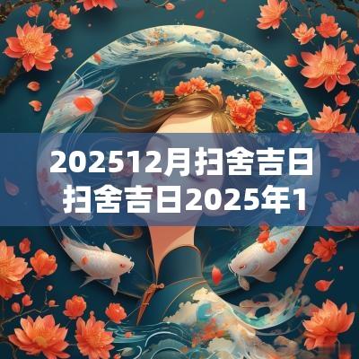 202512月扫舍吉日 扫舍吉日2025年12月