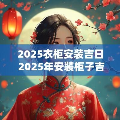 2025衣柜安装吉日 2025年安装柜子吉日