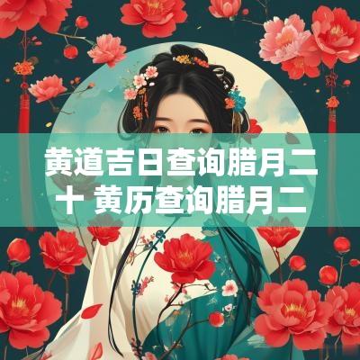黄道吉日查询腊月二十 黄历查询腊月二十黄道吉日
