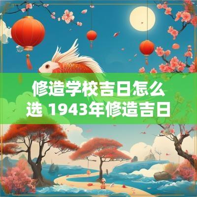 修造学校吉日怎么选 1943年修造吉日