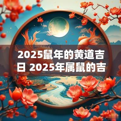 2025蛇年的黄道吉日 2025年属鼠的吉日查询