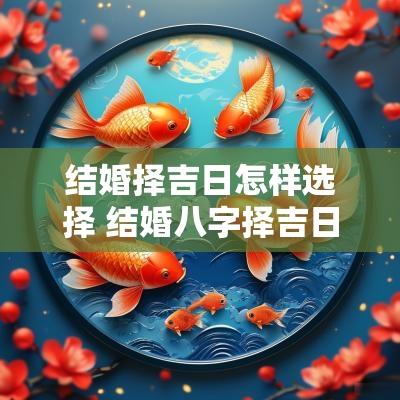 结婚择吉日怎样选择 结婚八字择吉日的正确方法