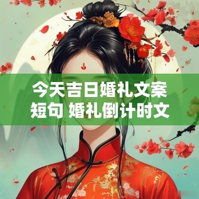 今天吉日婚礼文案短句 婚礼倒计时文案短句干净