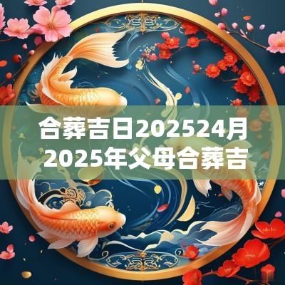 合葬吉日202524月 2025年父母合葬吉日