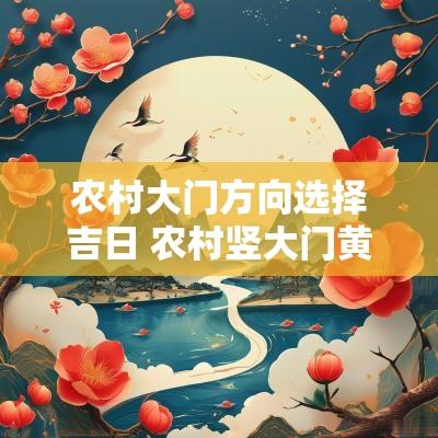 农村大门方向选择吉日 农村竖大门黄道吉日