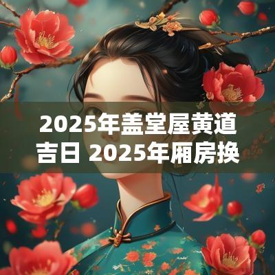 2025年盖堂屋黄道吉日 2025年厢房换盖吉日