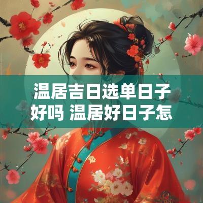 温居吉日选单日子好吗 温居好日子怎么选