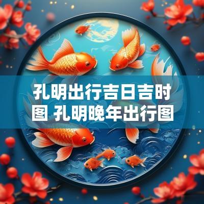 孔明出行吉日吉时图 孔明晚年出行图