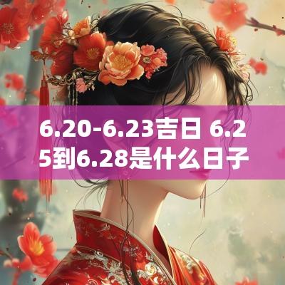 6.20-6.23吉日 6.25到6.28是什么日子