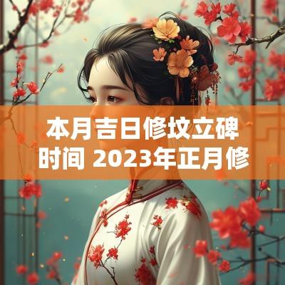 本月吉日修坟立碑时间 2025年正月修坟立碑有哪些吉日
