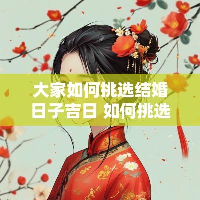 大家如何挑选结婚日子吉日 如何挑选结婚吉日方法