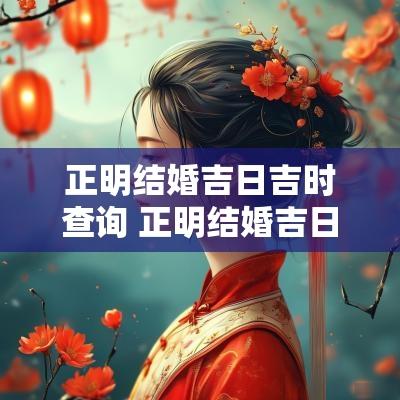 正明结婚吉日吉时查询 正明结婚吉日查询最新