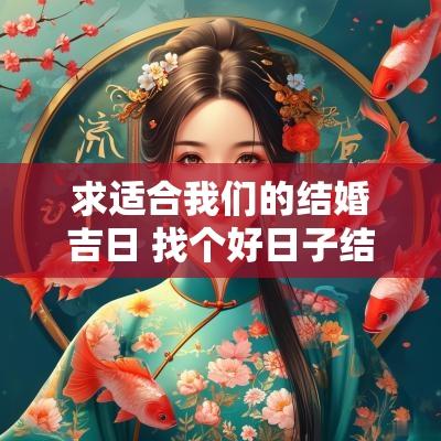 求适合我们的结婚吉日 找个好日子结婚吉日怎么选