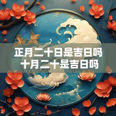正月二十日是吉日吗 十月二十是吉日吗