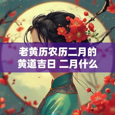 老黄历农历二月的黄道吉日 二月什么日子老黄历