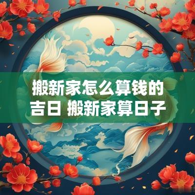 搬新家怎么算钱的吉日 搬新家算日子怎么算