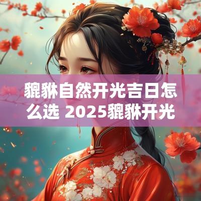 貔貅自然开光吉日怎么选 2025貔貅开光的吉日