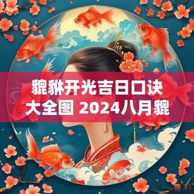 貔貅开光吉日口诀大全图 2025八月貔貅开光吉日
