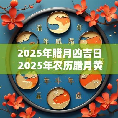 2025年腊月凶吉日 2025年农历腊月黄道吉日