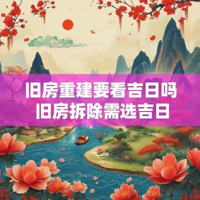 旧房重建要看吉日吗 旧房拆除需选吉日吗