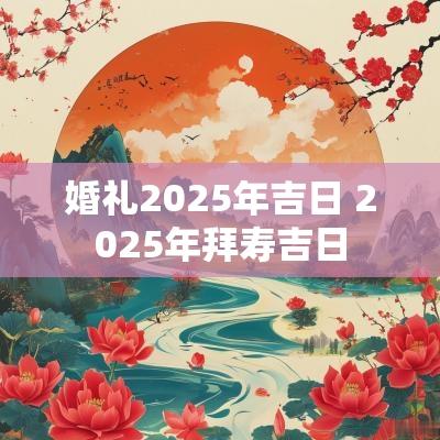 婚礼2025年吉日 2025年拜寿吉日