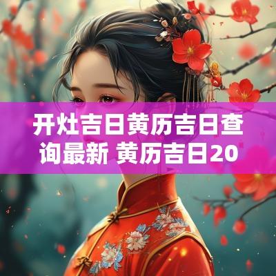 开灶吉日黄历吉日查询最新 黄历吉日2025开工吉日