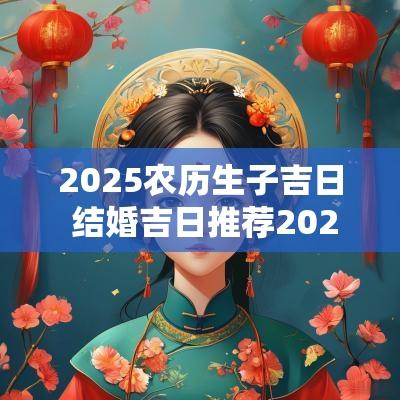 2025农历生子吉日 结婚吉日推荐2025
