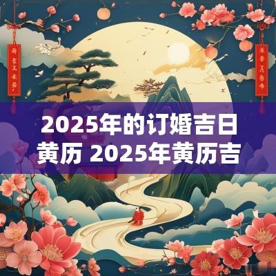 2025年的订婚吉日黄历 2025年黄历吉日查询搬家