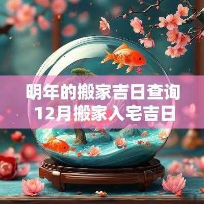 明年的搬家吉日查询 12月搬家入宅吉日