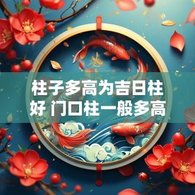 柱子多高为吉日柱好 门口柱一般多高好