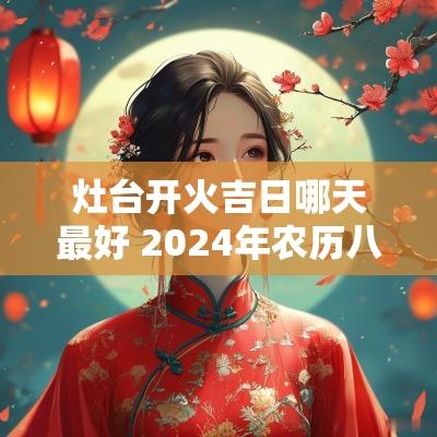 灶台开火吉日哪天最好 2025年农历八月灶台开火吉日
