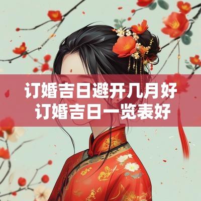 订婚吉日避开几月好 订婚吉日一览表好日子怎么选