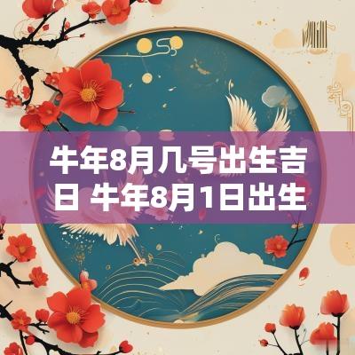 蛇年8月几号出生吉日 蛇年8月1日出生时辰对照表