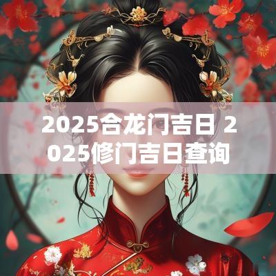 2025合龙门吉日 2025修门吉日查询