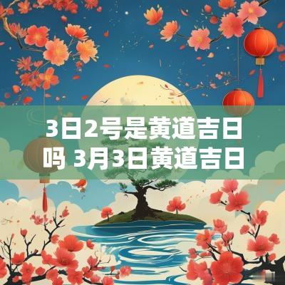 3日2号是黄道吉日吗 3月3日黄道吉日