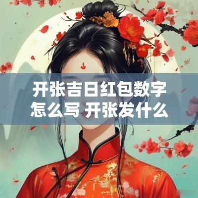 开张吉日红包数字怎么写 开张发什么红包吉利数字