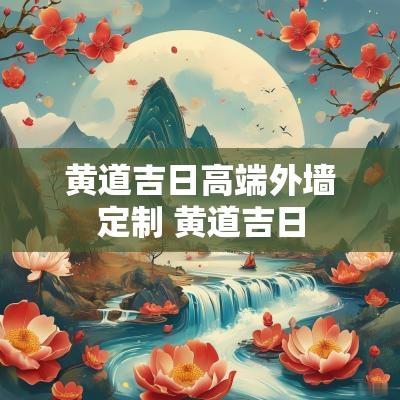 黄道吉日高端外墙定制 黄道吉日