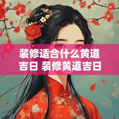 装修适合什么黄道吉日 装修黄道吉日怎么选