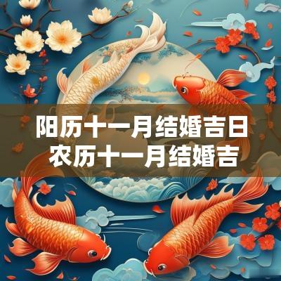 阳历十一月结婚吉日 农历十一月结婚吉日2025