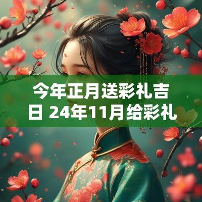 今年正月送彩礼吉日 24年11月给彩礼吉日