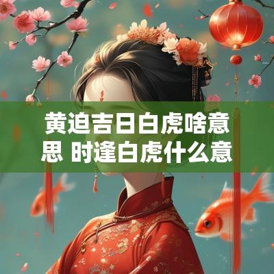 黄迫吉日白虎啥意思 时逢白虎什么意思