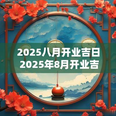 2025八月开业吉日 2025年8月开业吉日