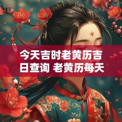 今天吉时老黄历吉日查询 老黄历每天吉日吉时查询